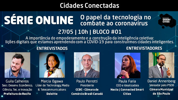 Leia mais sobre o artigo Série do Connected Smart Cities sobre o papel da tecnologia no combate à Covid-19 tem apoio da Apecs