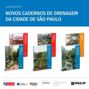 Leia mais sobre o artigo Cerimônia mista no IE marca lançamento dos Cadernos de Drenagem