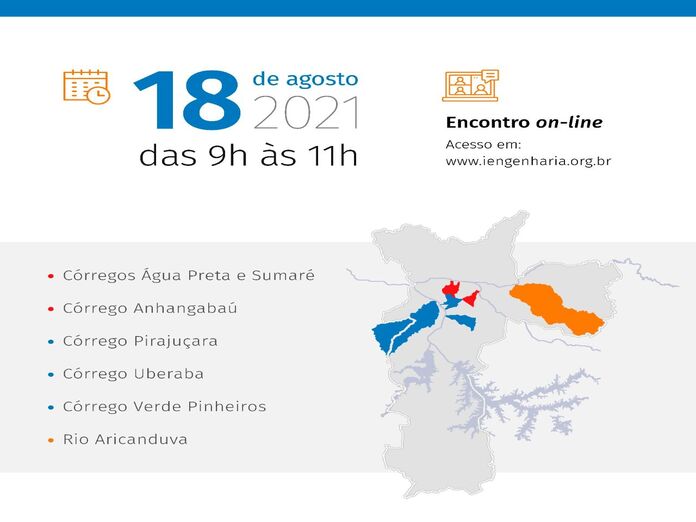 Você está visualizando atualmente IE lança Cadernos de Drenagem de SP dia 18/8