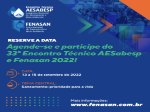 Leia mais sobre o artigo 33º Encontro Técnico AESabesp/Fenasan 2022