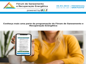 Leia mais sobre o artigo Fórum de Saneamento e Recuperação Energética:  Conheça mais uma parte da programação!